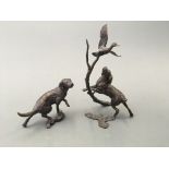 Art in Bronze Richard Cooper & Company limited edition 565 Springer with Duck 545 Labrador with