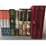 Folio Society books including Alan Moorehead 1-3, Defeat into Victory, The Somme, The Campaigns of