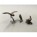 Art in Bronze Richard Cooper & Company limited edition 434 Owl Quartering, 647 wren and a