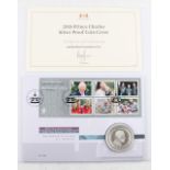 A 2018 Prince Charles Silver Proof coin cover.