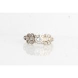 A diamond ring, set with a principal round brilliant cut diamond, measuring approx. 0.50ct,