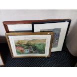 Selection of watercolours to include two examples by F. PATERSON and MAURICE BRAND. Together with