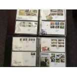 Ten albums of Royal Mail First Day Covers dated from 1986 to 2016 including London 2012,