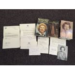 A selection of Margaret Thatcher signed letters, ‘Margaret Thatcher The Downing Street Years’, ‘