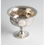 A late 19th/early 20th Century Chinese export silver bowl by Zeewo, the body featuring repousse