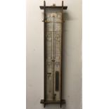 An Admiral Fitzroy barometer.