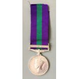 A George VI Campaign Service Medal, with Palestine 1945-48 clasp, belonging to 14027214 Pte. A.