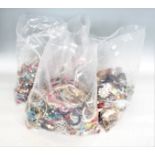 Four bags of costume jewellery