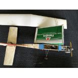 A model airplane with digital proportional radio control system.