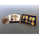 World War One War and Victory medals belonging to 20392 Pte Francis Arthur Southall Oxf. & Bucks. L.