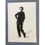 A signed photograph, ‘Charlie Chaplin’.