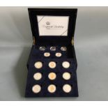 Royal Mint Her Majesty Queen Elizabeth II 80th Birthday 2006 Silver Proof Coin Collection, with