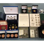 A large collection of commemorative coins to include The Fifty State Commemorative Quarter Series