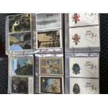 25 albums of post cards