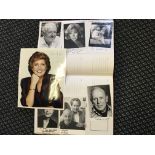 Four albums of various signed photos to from British T.V. stars include Cilla Black, Bob Monkhouse