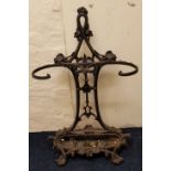 A 19th Century cast iron umbrella/ stick stand.