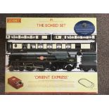 A Hornby ‘Orient Express’ boxed set containing Pullman First Class Kitchen Car.