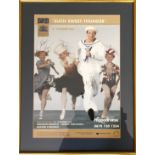 Three framed, glazed Birmingham Royal Ballet posters, Sylvia 2-28 February 2009, signed Nao Sakuma