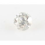 A round brilliant cut loose diamond, measuring approx. 0.35ct.