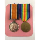 A First World War medal group of two awarded to G.S.Poole to include the War Medal and Victory