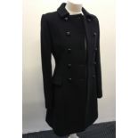 A HOBBS London ladies black coat together with a HOBBS London ladies black jacket and HOBBS London