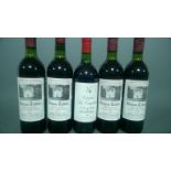 5 x bottles mature Pomerol 1979 & 1983.