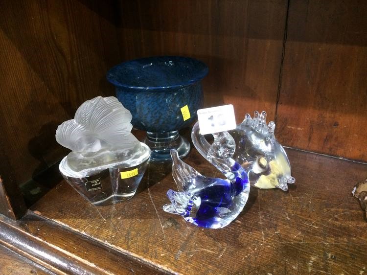 Assorted Studio glass