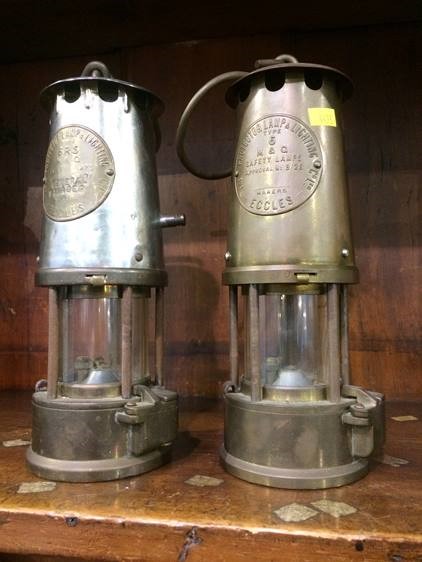 Two Eccles miners lamps - Image 2 of 2