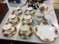 Royal Albert Old Country Roses tea service