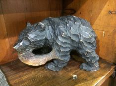 Carved bear