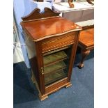 Edwardian mahogany music cabinet