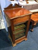 Edwardian mahogany music cabinet