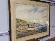 Watercolour by J.W. Samson, 'Kippford'