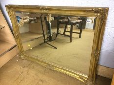 Gilt framed mirror