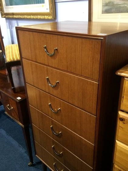 A G Plan chest of six drawers