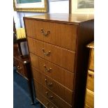 A G Plan chest of six drawers