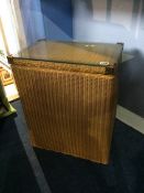 Gold Lloyd Loom linen box