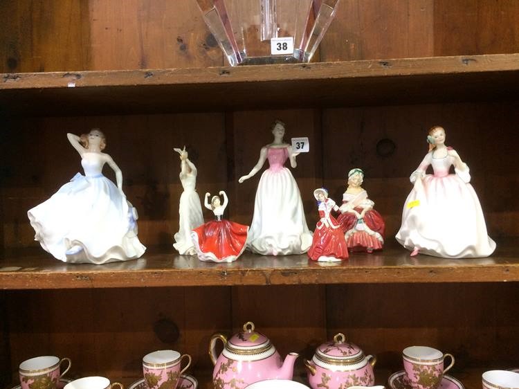 Seven Royal Doulton figures - Image 2 of 2