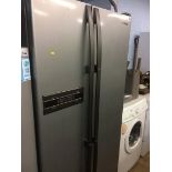 Samsung silver American style fridge freezer