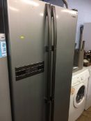 Samsung silver American style fridge freezer