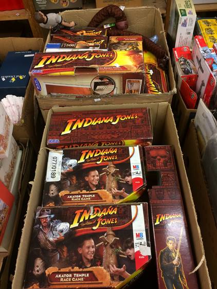 Quantity of Indiana Jones toys