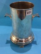 A silver wine cooler, Cooper Brothers and Son, Sheffield, 1919, 23.9oz