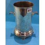 A silver wine cooler, Cooper Brothers and Son, Sheffield, 1919, 23.9oz