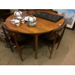 A G Plan dining table and chairs