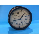 A Smiths eight day bulkhead clock