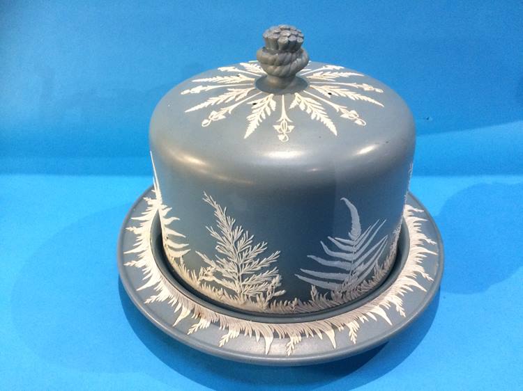 A Jasper Ware style cheese dish and cover - Image 6 of 7