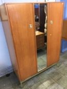 A G Plan wardrobe and pair of matching chest of drawers