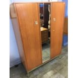 A G Plan wardrobe and pair of matching chest of drawers