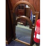 Two mahogany framed mirrors