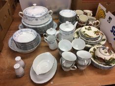 Noritake 'Blue Hill' tea and dinner service etc.